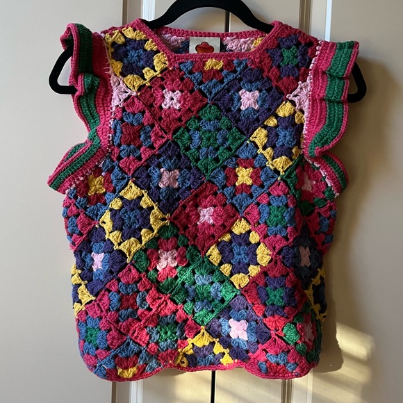 FARM Rio Multicolor Crochet Top - Picture 6 of 14